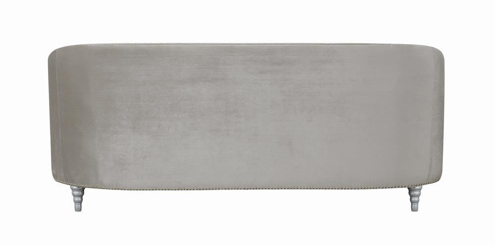 Avonlea Sloped Arm Tufted Sofa Gray - 508461 - Bien Home Furniture & Electronics
