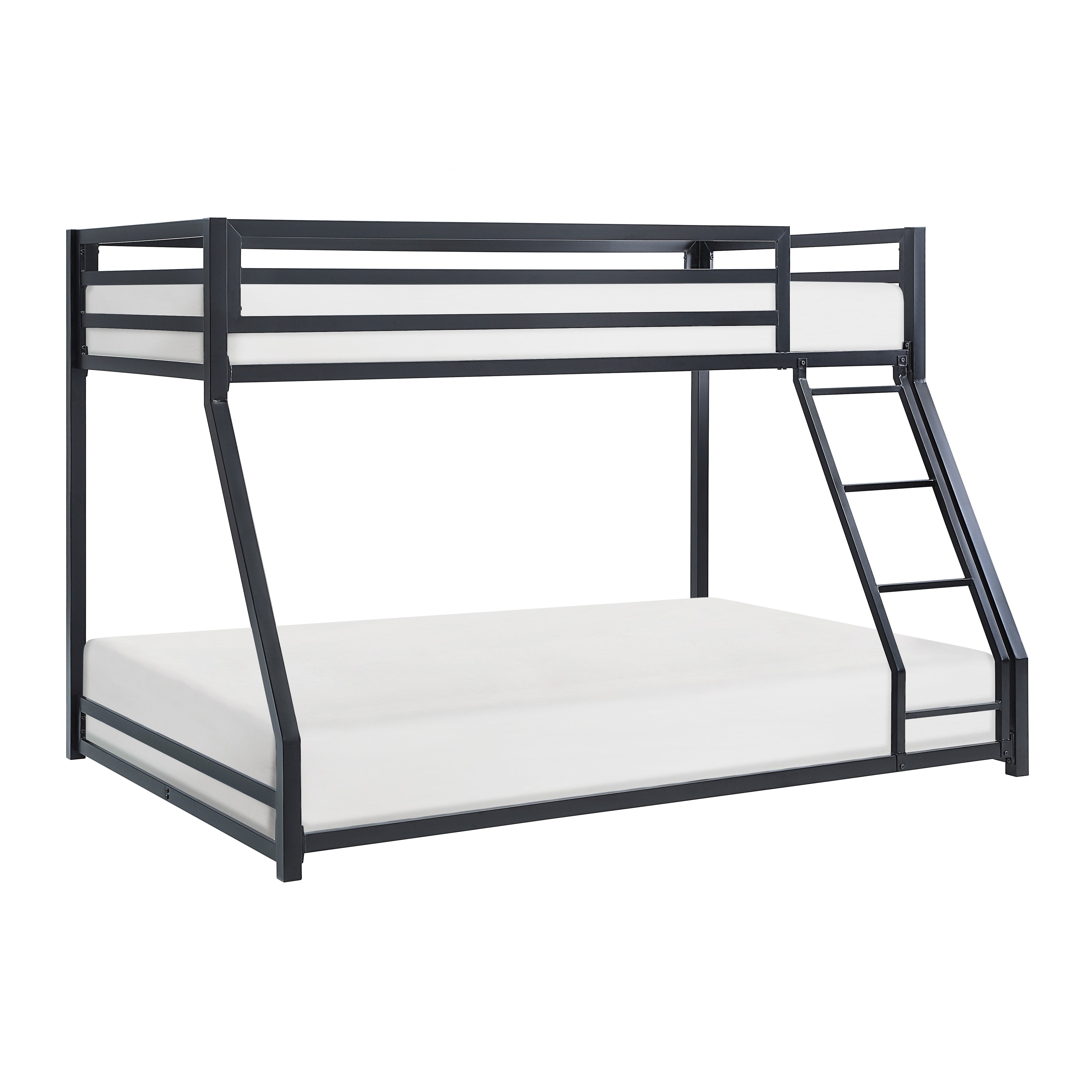 B2010BKTF-1 Twin/Full Bunk Bed - B2010BKTF-1 - Bien Home Furniture &amp; Electronics