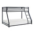 B2010BKTF-1 Twin/Full Bunk Bed - B2010BKTF-1 - Bien Home Furniture & Electronics