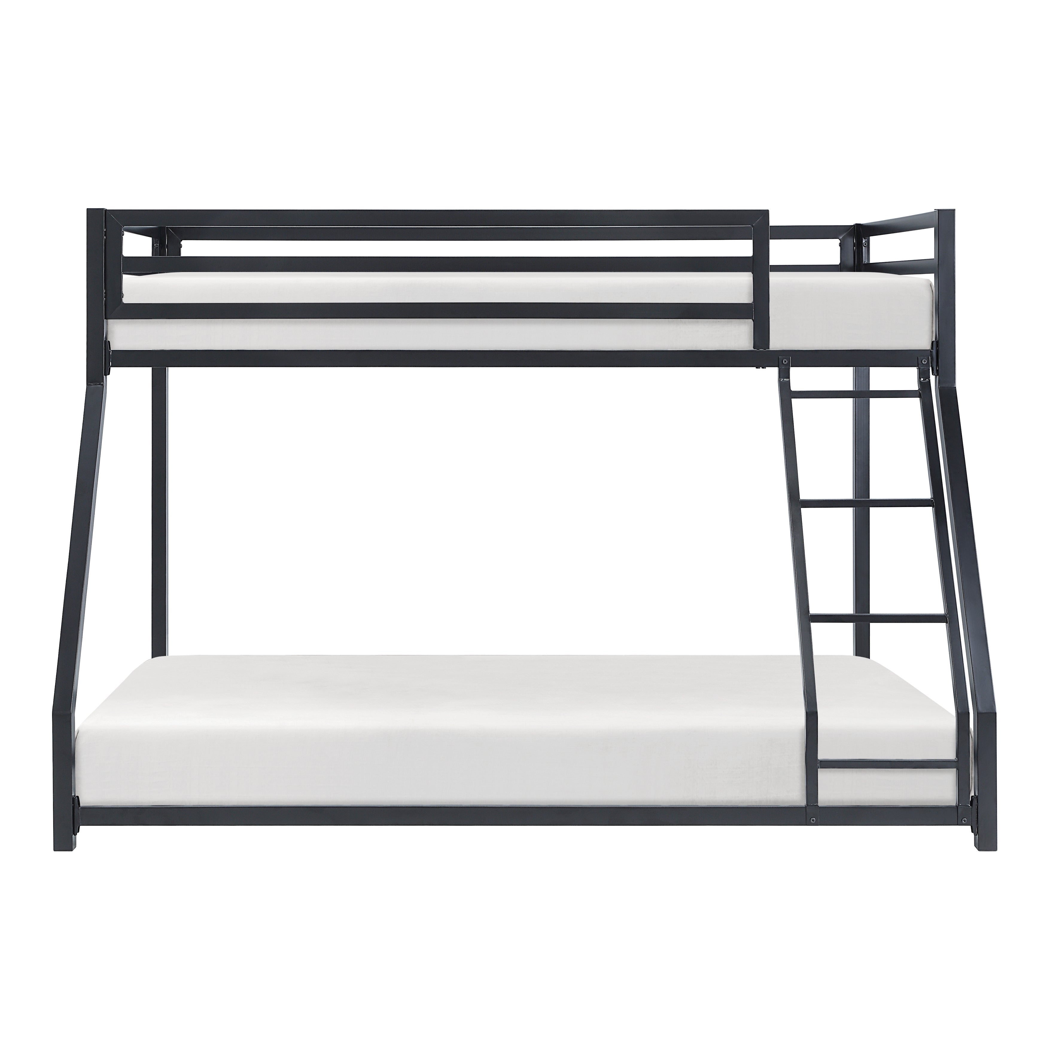 B2010BKTF-1 Twin/Full Bunk Bed - B2010BKTF-1 - Bien Home Furniture &amp; Electronics