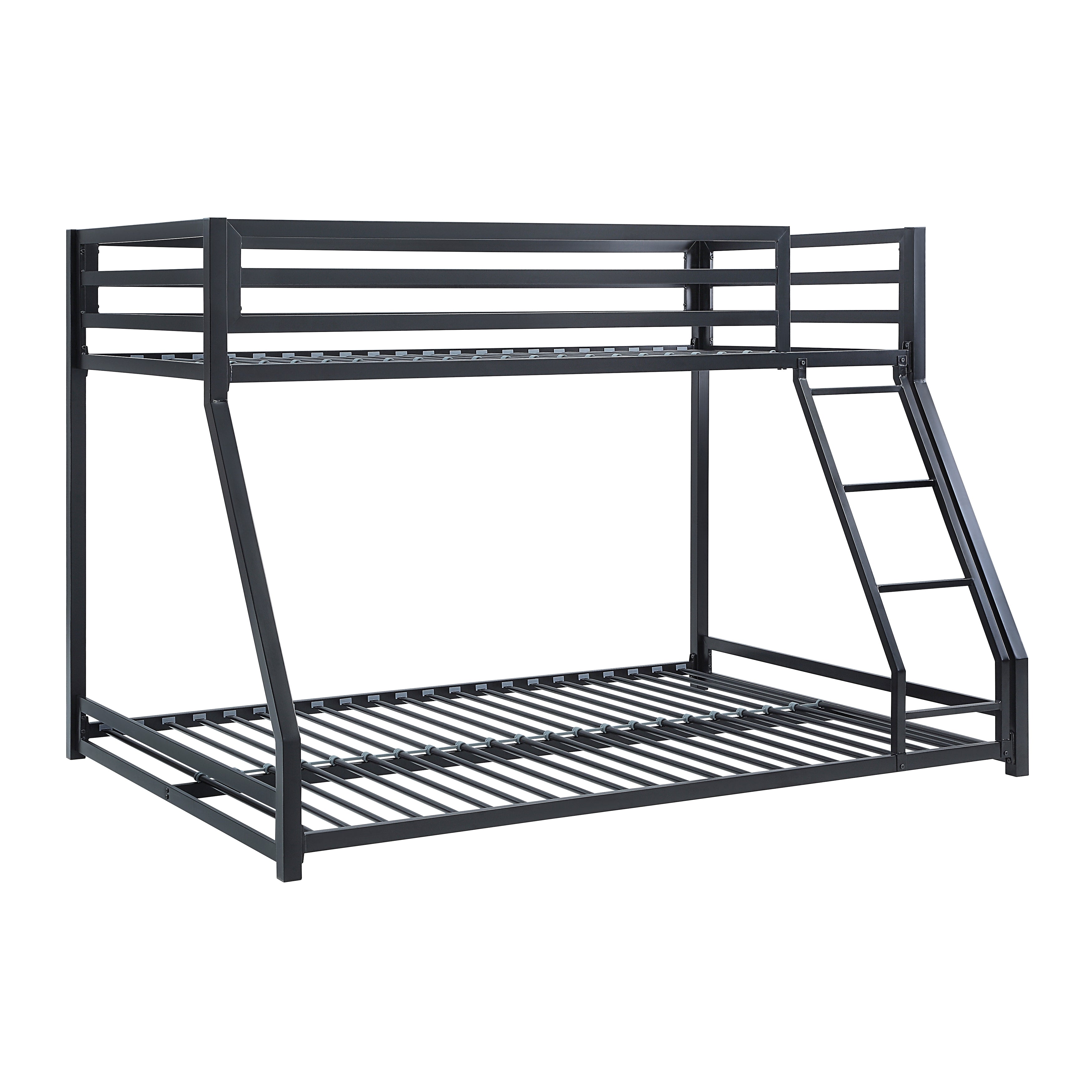 B2010BKTF-1 Twin/Full Bunk Bed - B2010BKTF-1 - Bien Home Furniture & Electronics