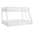 B2010WHTF-1 Twin/Full Bunk Bed - B2010WHTF-1 - Bien Home Furniture & Electronics