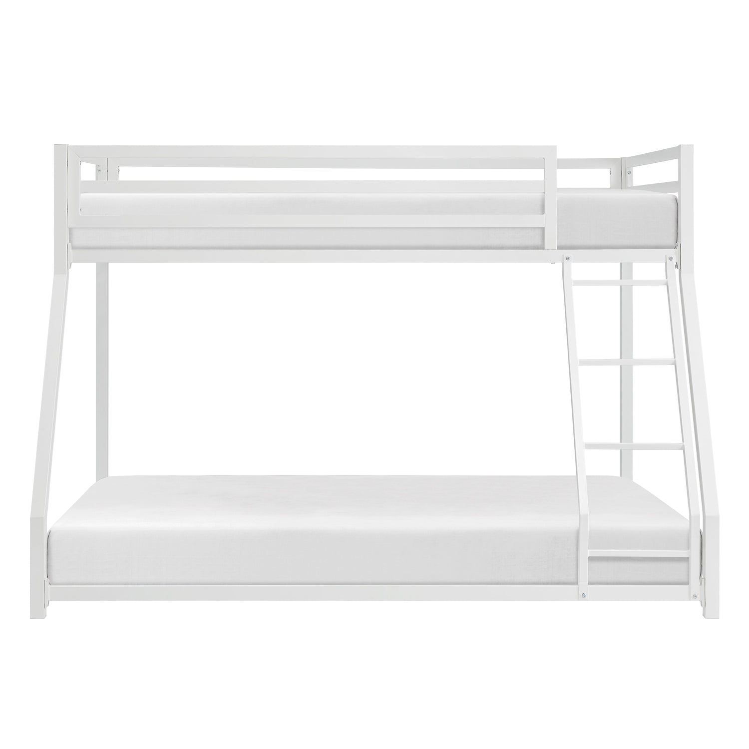 B2010WHTF-1 Twin/Full Bunk Bed - B2010WHTF-1 - Bien Home Furniture & Electronics