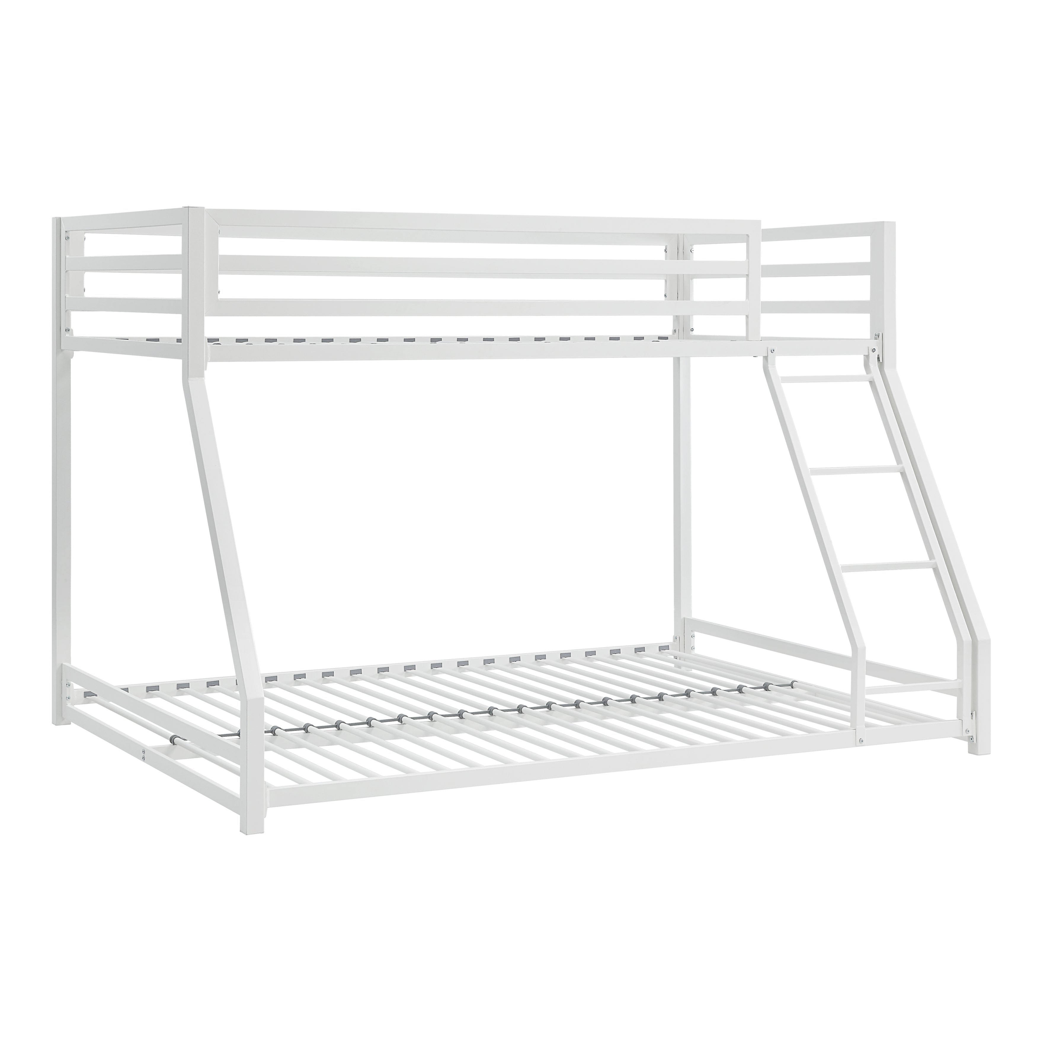 B2010WHTF-1 Twin/Full Bunk Bed - B2010WHTF-1 - Bien Home Furniture & Electronics