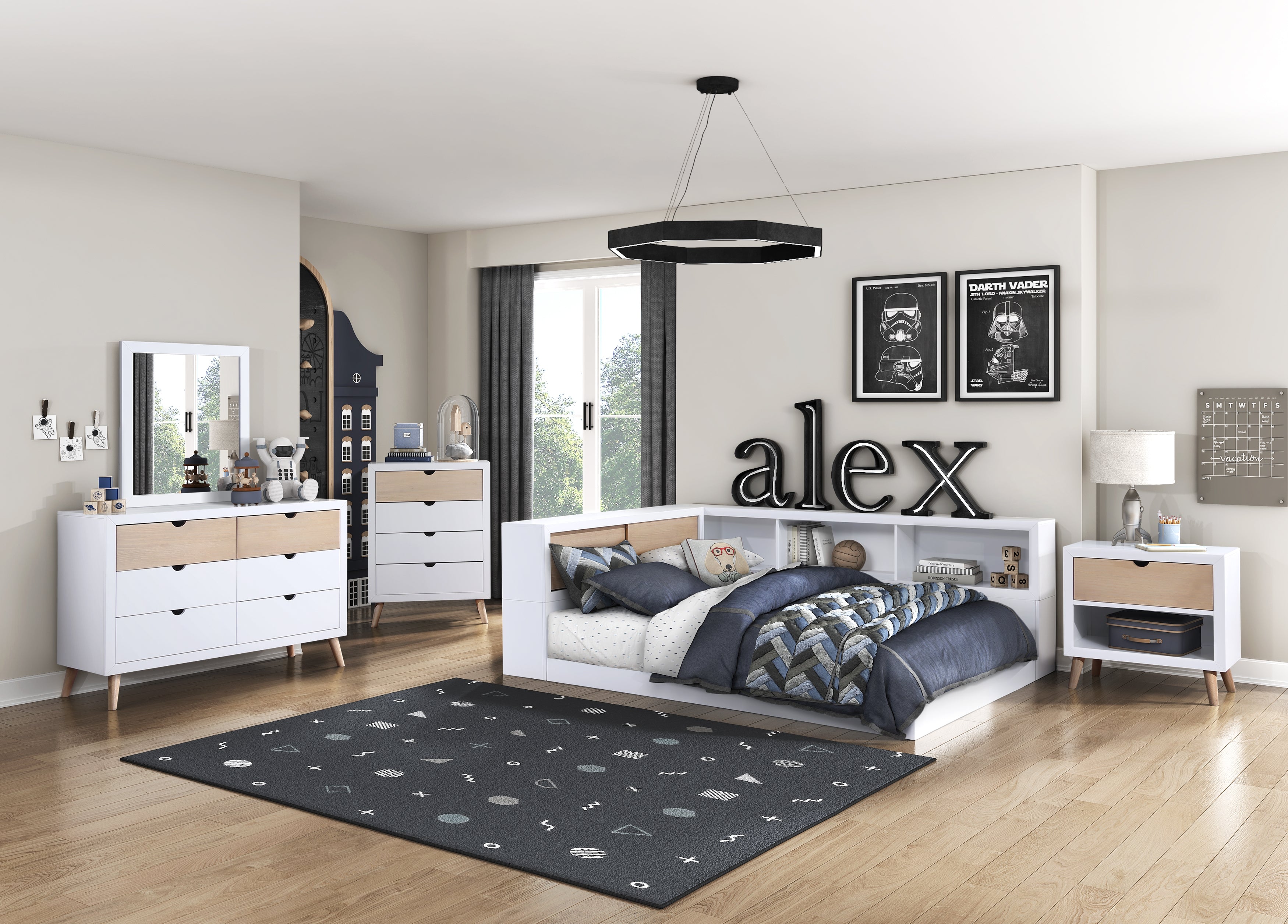 B2012-4 Night Stand - B2012-4 - Bien Home Furniture & Electronics