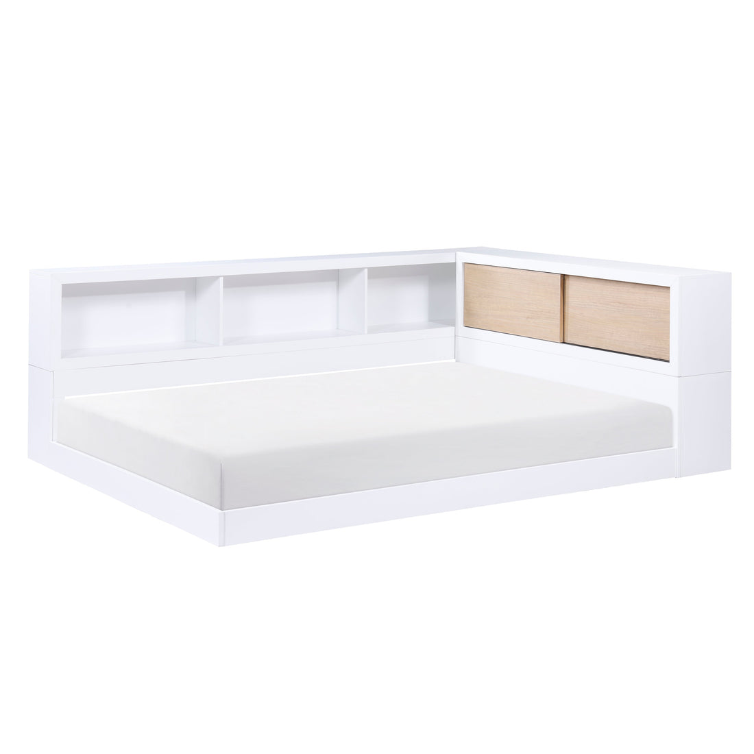 B2012BCF-1BC* (4) Full Bookcase Corner Bed - B2012BCF-1BC* - Bien Home Furniture & Electronics