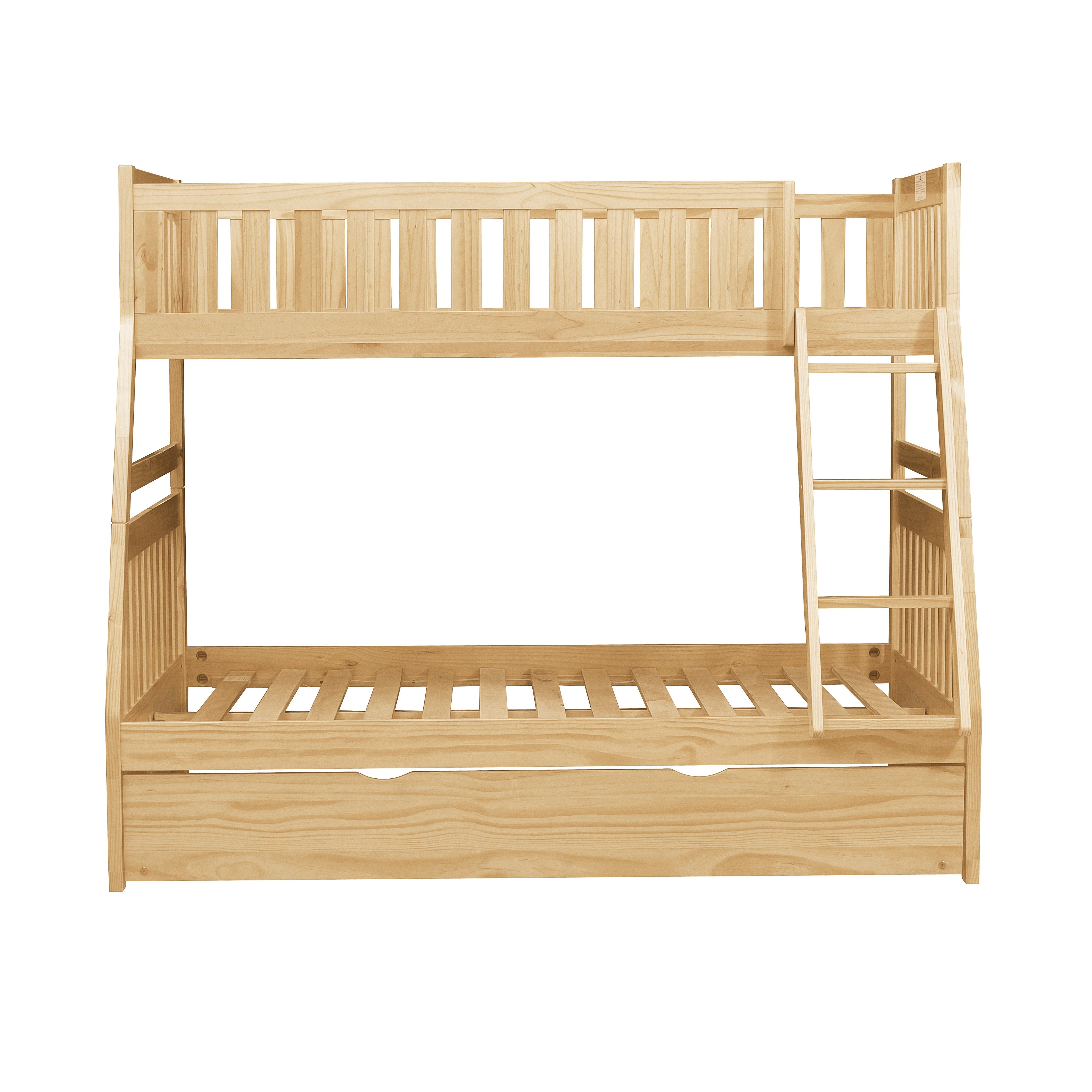 B2043TF-1*R (4) Twin/Full Bunk Bed with Twin Trundle - B2043TF-1*R - Bien Home Furniture & Electronics