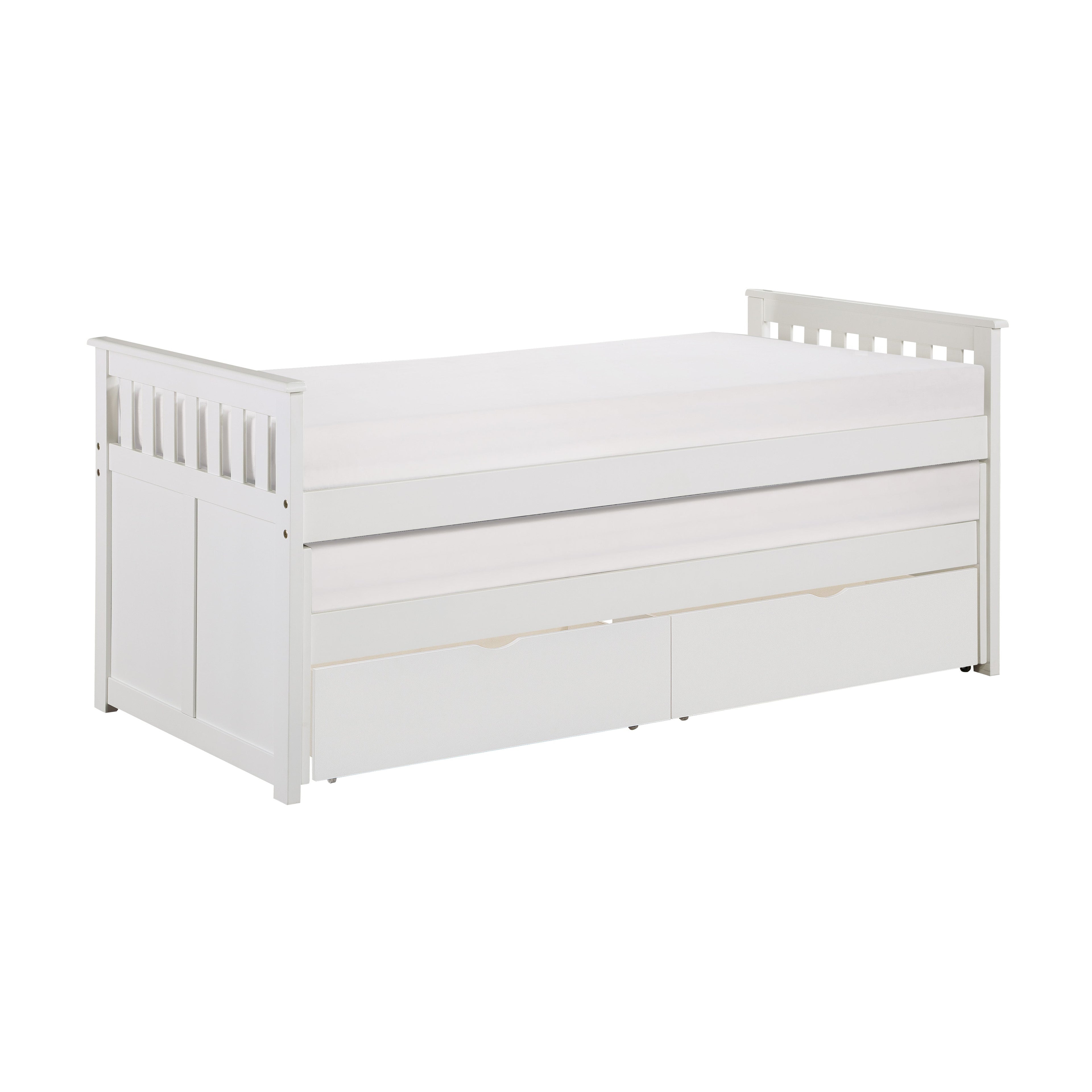 B2053RTW-1T* (4) Twin/Twin Bed with Storage Boxes - B2053RTW-1T* - Bien Home Furniture & Electronics