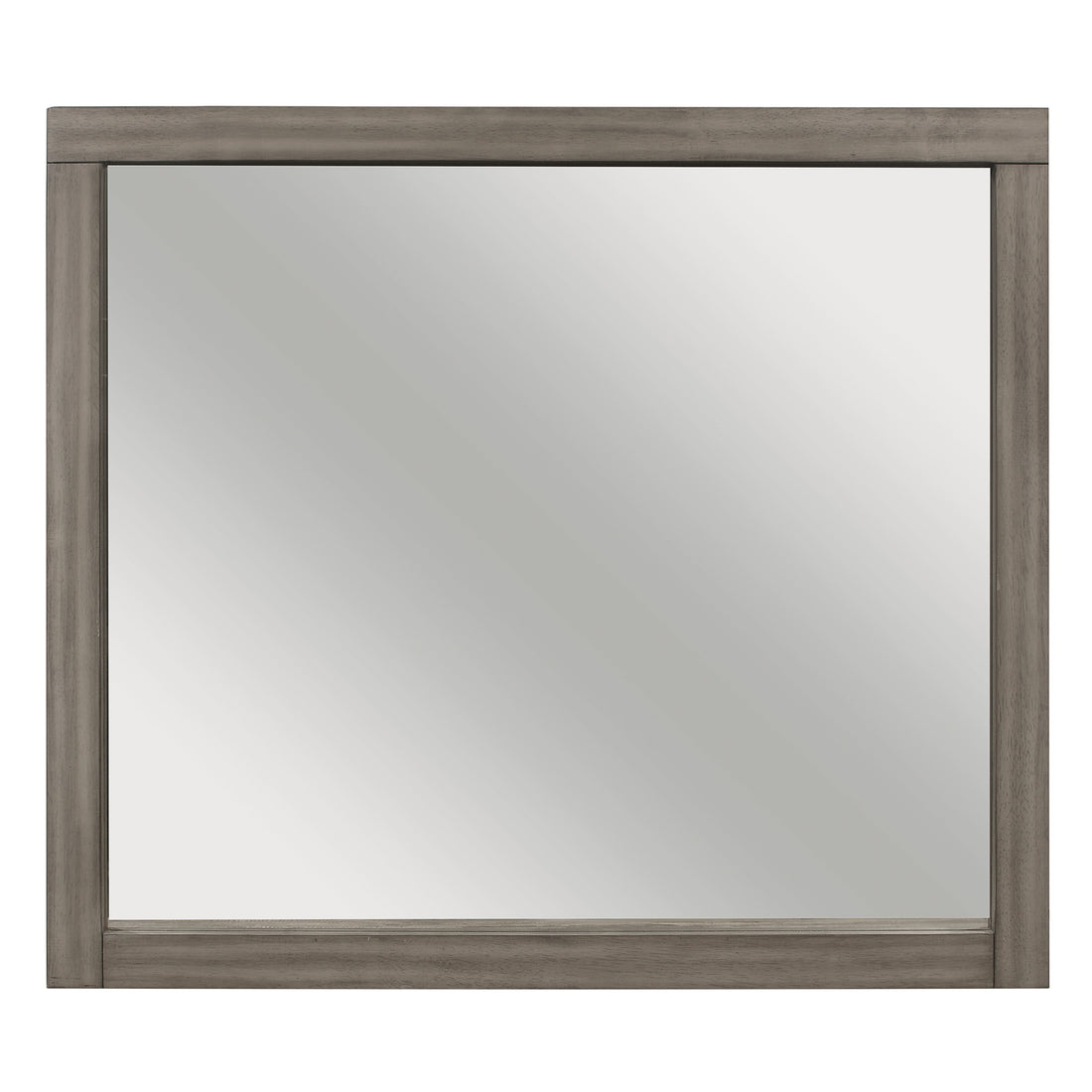 Bainbridge Weathered Gray Mirror (Mirror Only) - 1526-6 - Bien Home Furniture &amp; Electronics