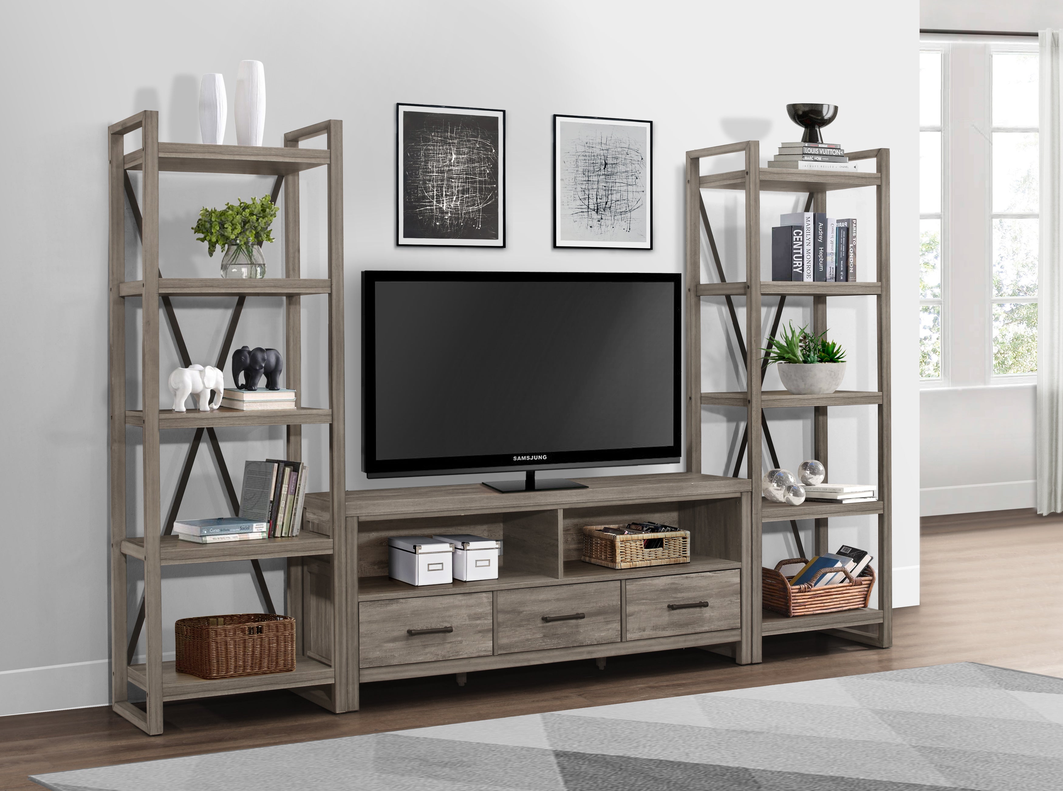 Bainbridge Weathered Gray Side Pier - 15260-S - Bien Home Furniture & Electronics