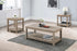 Bairn 3-Piece Occasional Set with Open Shelves Greige - 736136 - Bien Home Furniture & Electronics