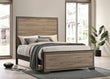 Baker Panel Eastern King Bed Brown/Light Taupe - 224461KE - Bien Home Furniture & Electronics