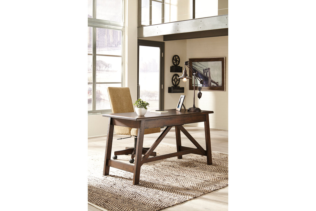 Baldridge Rustic Brown Home Office Desk - H675-44 - Bien Home Furniture &amp; Electronics