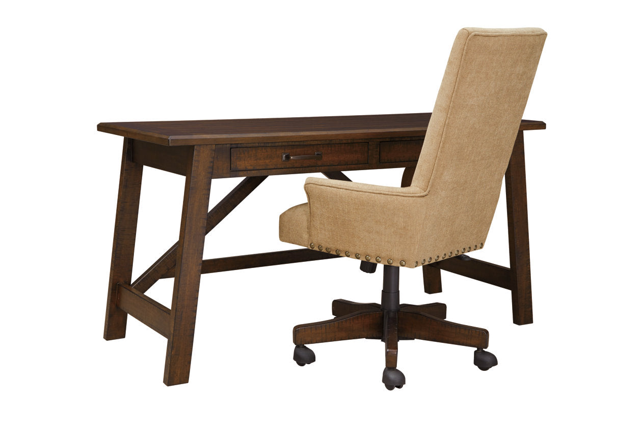 Baldridge Rustic Brown Home Office Desk - H675-44 - Bien Home Furniture & Electronics