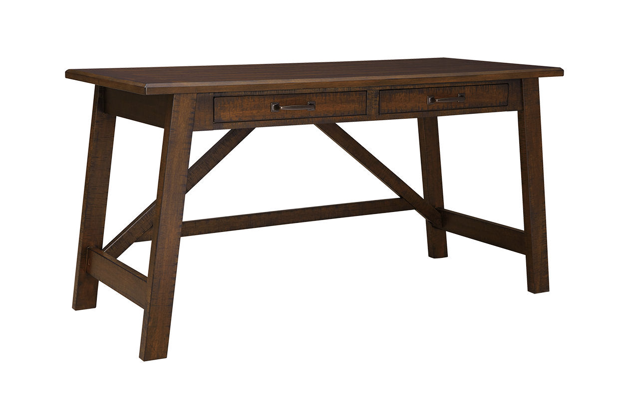 Baldridge Rustic Brown Home Office Desk - H675-44 - Bien Home Furniture & Electronics