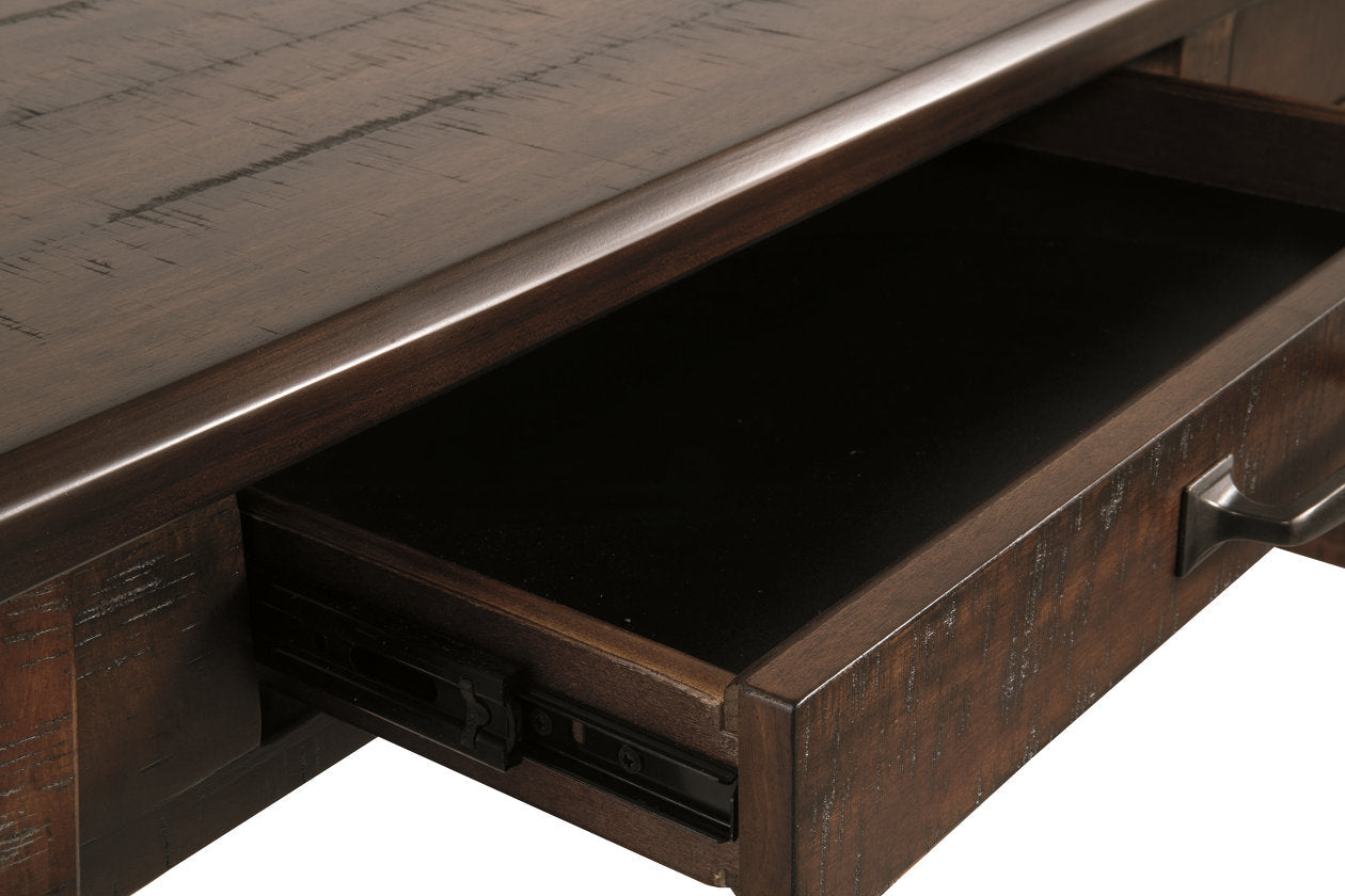 Baldridge Rustic Brown Home Office Desk - H675-44 - Bien Home Furniture & Electronics