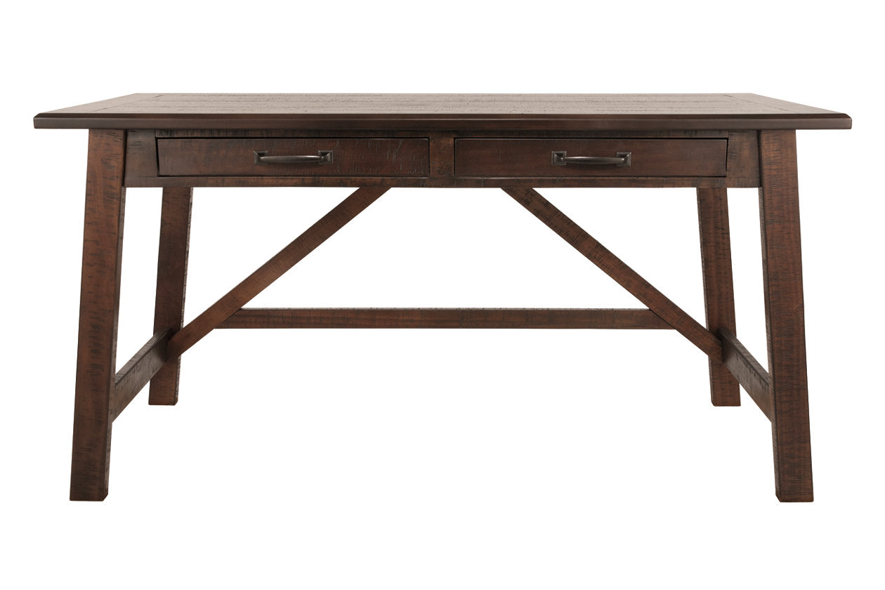 Baldridge Rustic Brown Home Office Desk - H675-44 - Bien Home Furniture & Electronics