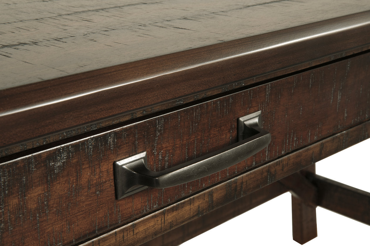 Baldridge Rustic Brown Home Office Desk - H675-44 - Bien Home Furniture & Electronics