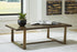 Balintmore Brown/Gold Finish Coffee Table - T967-1 - Bien Home Furniture & Electronics
