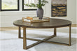 Balintmore Brown/Gold Finish Coffee Table - T967-8 - Bien Home Furniture & Electronics