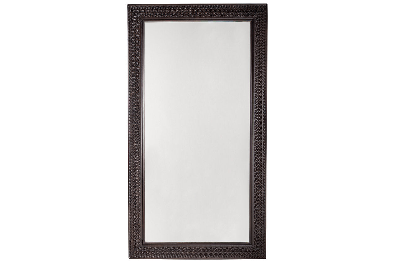 Balintmore Dark Brown Floor Mirror - A8010276 - Bien Home Furniture &amp; Electronics