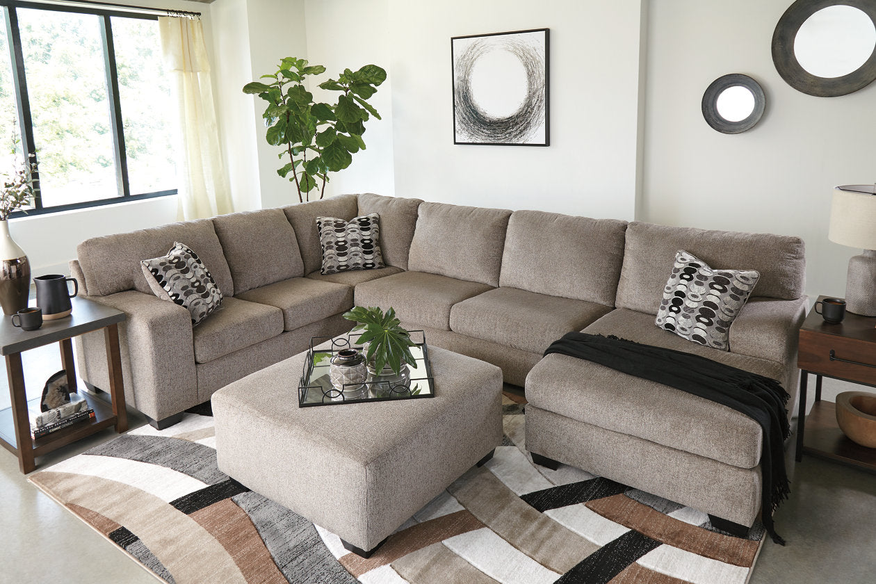 Ballinasloe Platinum Oversized Ottoman - 8070208 - Bien Home Furniture & Electronics