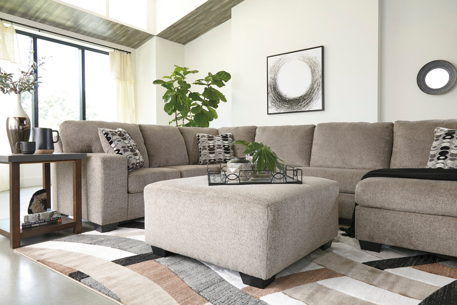 Ballinasloe Platinum RAF Sectional - SET | 8070217 | 8070234 | 8070266 | 8070208 - Bien Home Furniture & Electronics