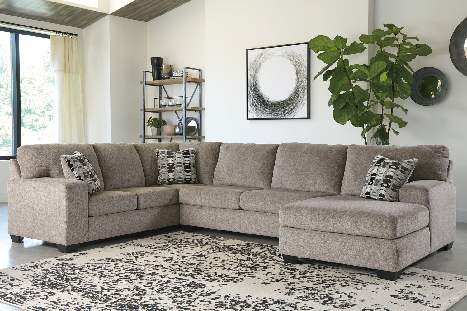 Ballinasloe Platinum RAF Sectional - SET | 8070217 | 8070234 | 8070266 | 8070208 - Bien Home Furniture & Electronics
