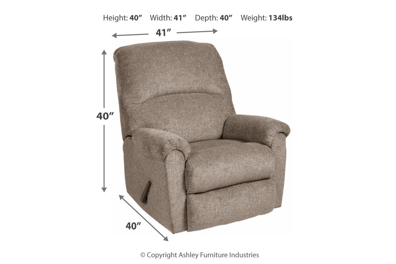 Ballinasloe Platinum Recliner - 8070225 - Bien Home Furniture & Electronics
