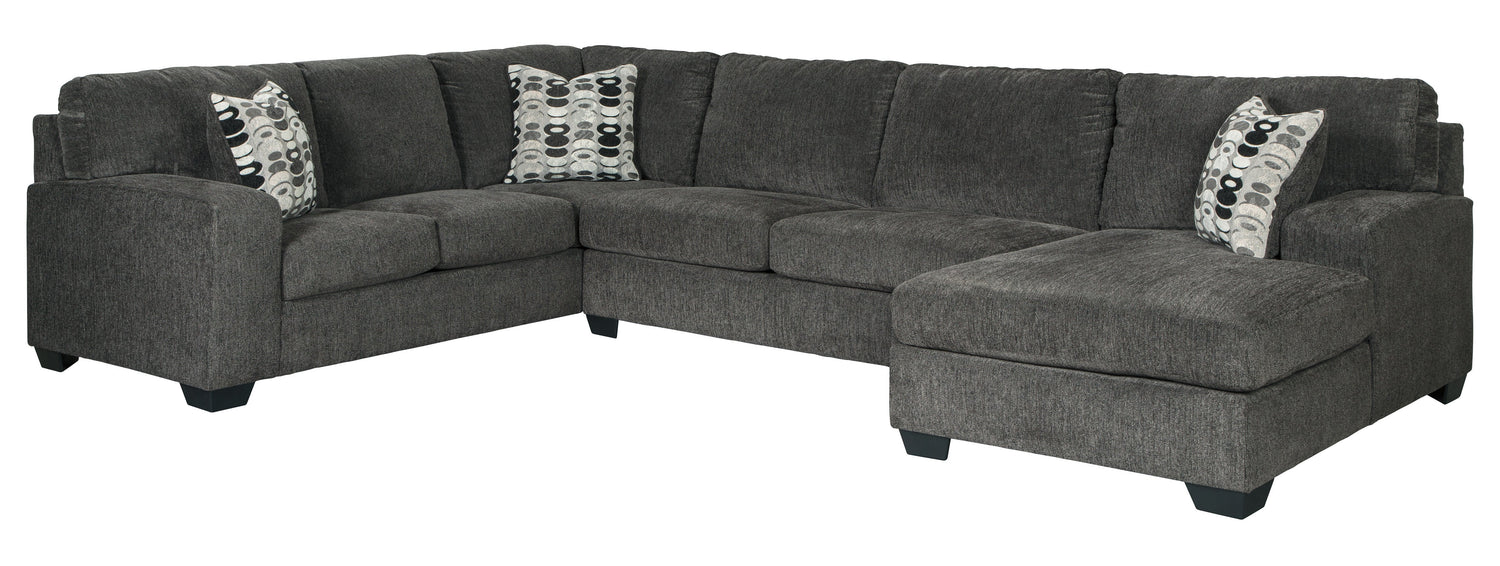 Ballinasloe Smoke RAF Sectional - SET | 8070317 | 8070334 | 8070366 | 8070308 - Bien Home Furniture & Electronics