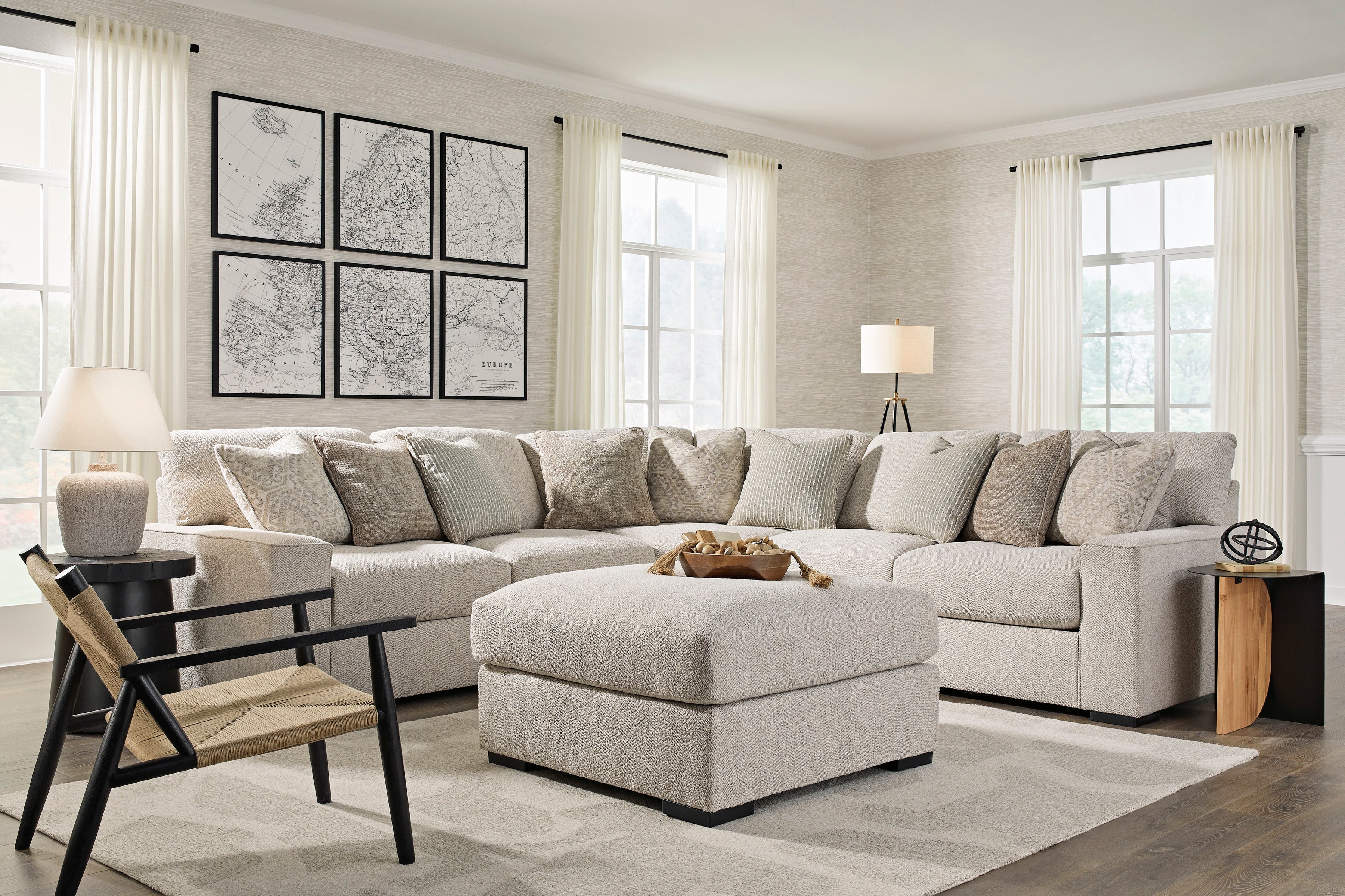 Ballyton Sand 3-Piece Sectional - SET | 2510255 | 2510256 | 2510277 - Bien Home Furniture & Electronics