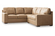 Bandon Toffee Leather 2-Piece LAF Sectional - SET | 3800648 | 3800656 - Bien Home Furniture & Electronics