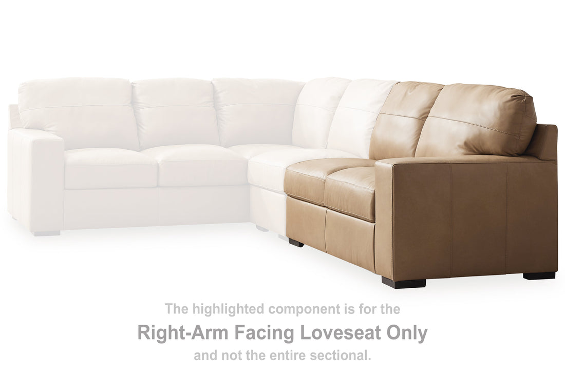 Bandon Toffee Right-Arm Facing Loveseat - 3800656 - Bien Home Furniture & Electronics
