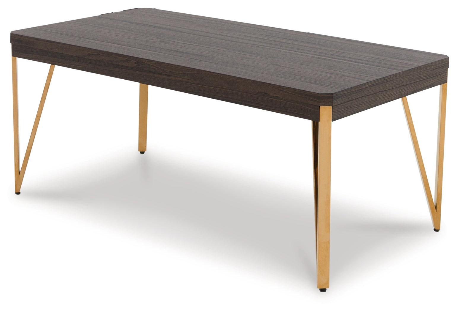 BANDYN Brown/Champagne Table, Set of 3 - T404-13 - Bien Home Furniture & Electronics