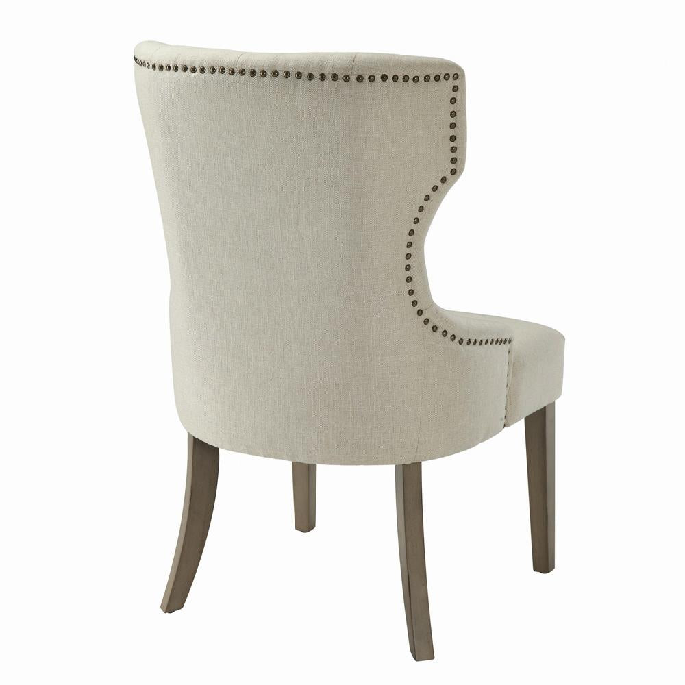 Baney Beige Tufted Upholstered Dining Chair - 104507 - Bien Home Furniture & Electronics