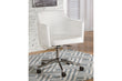 Baraga White Home Office Desk Chair - H410-01A - Bien Home Furniture & Electronics