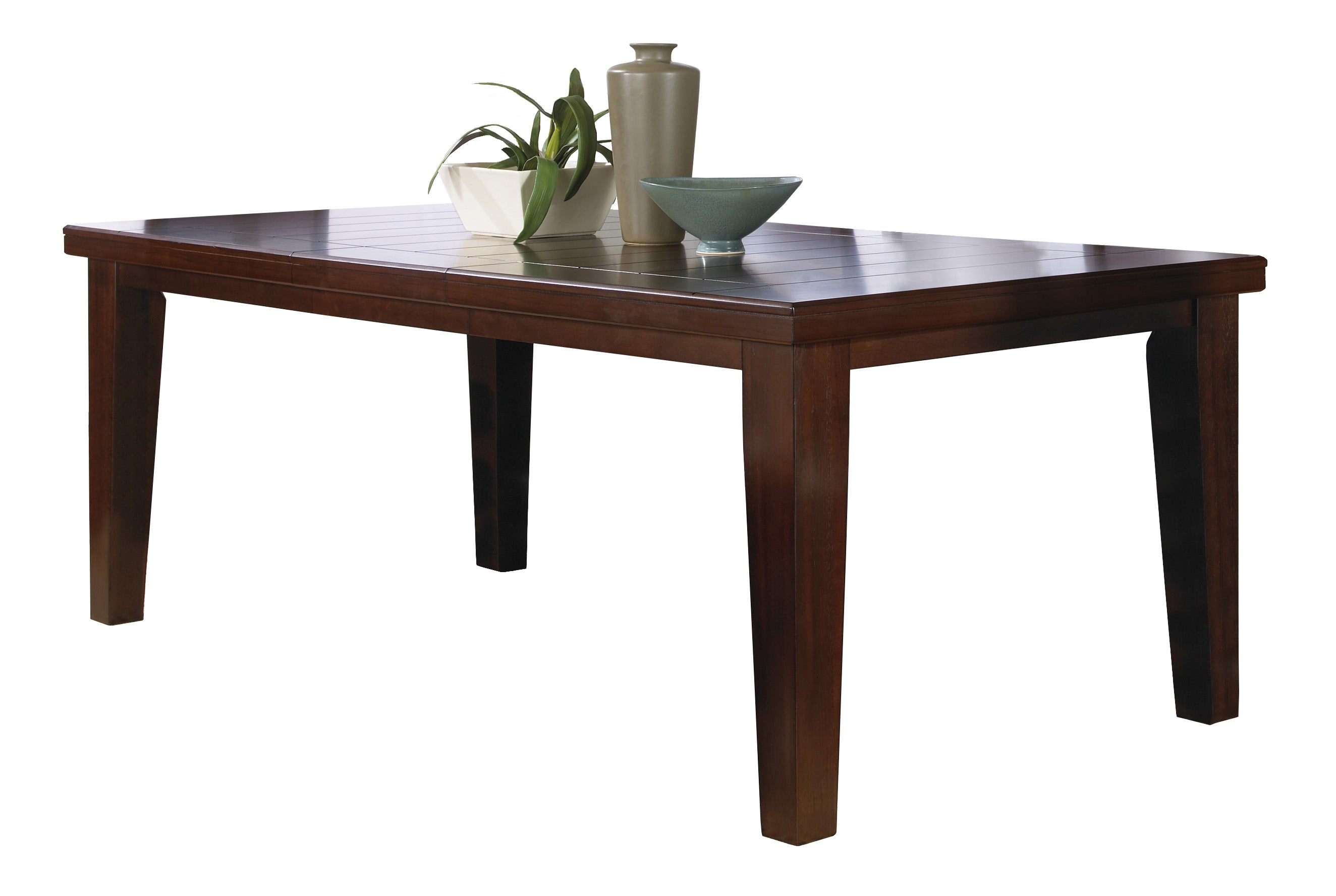 Bardstown Cherry Brown Extendable Dining Set - SET | 2152T-4282 | 2152S(2) | 2152-BENCH - Bien Home Furniture & Electronics