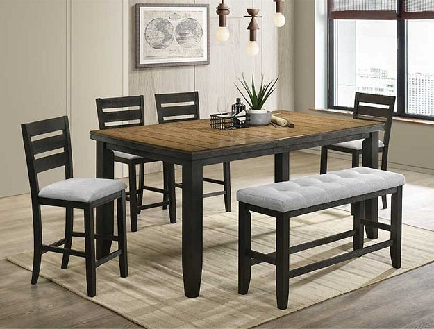Bardstown Ct Tbl Wheat Charcoal - 2752WC-T-4278 - Bien Home Furniture & Electronics