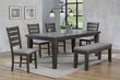 Bardstown Gray Extendable Dining Set - SET | 2152GY-T-4282 | 2152GY-S-N(4) - Bien Home Furniture & Electronics