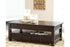 Barilanni Dark Brown Coffee Table with Lift Top - T934-9 - Bien Home Furniture & Electronics