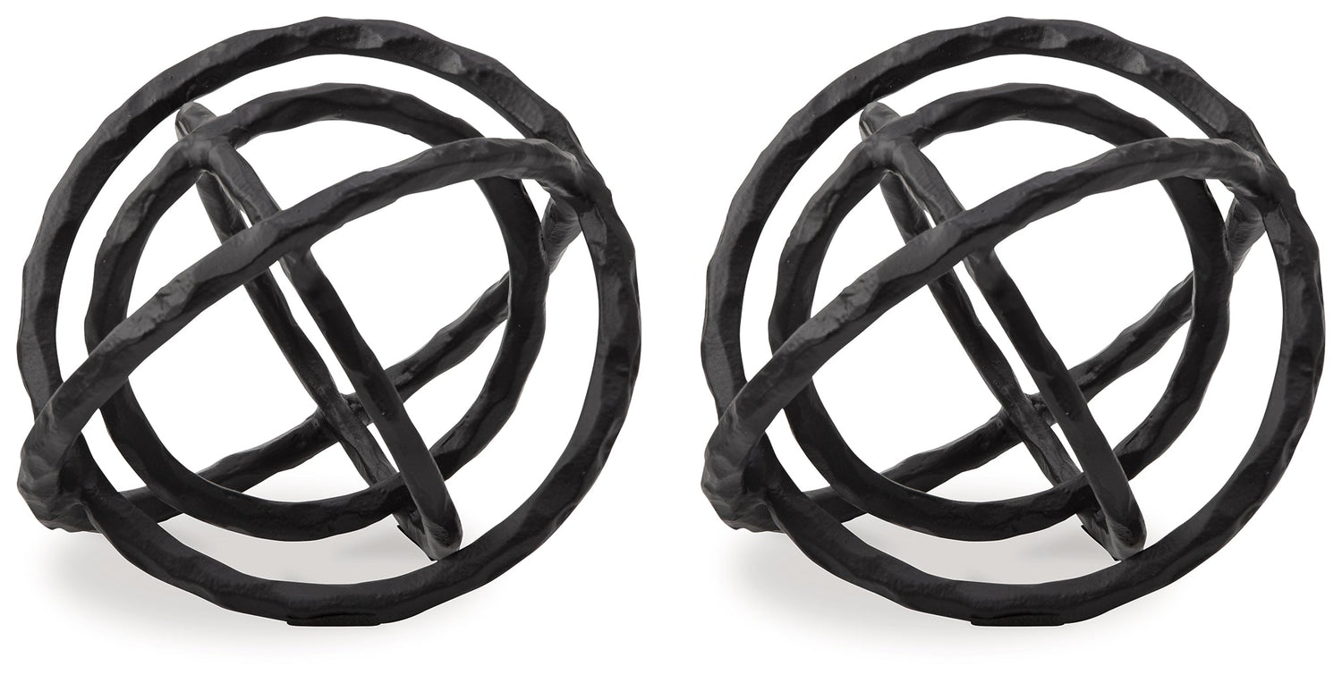Barlee Black Sculpture (Set of 2) - A2000652 - Bien Home Furniture & Electronics