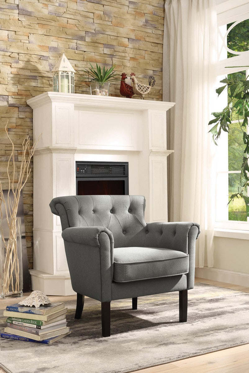 Barlowe Gray Accent Chair - 1193F4S - Bien Home Furniture &amp; Electronics
