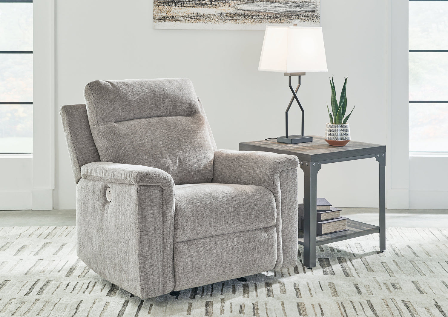 Barnsana Ash Power Recliner - 3320198 - Bien Home Furniture & Electronics