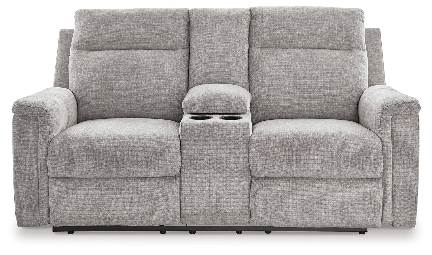 Barnsana Ash Power Reclining Loveseat with Console - 3320196 - Bien Home Furniture & Electronics
