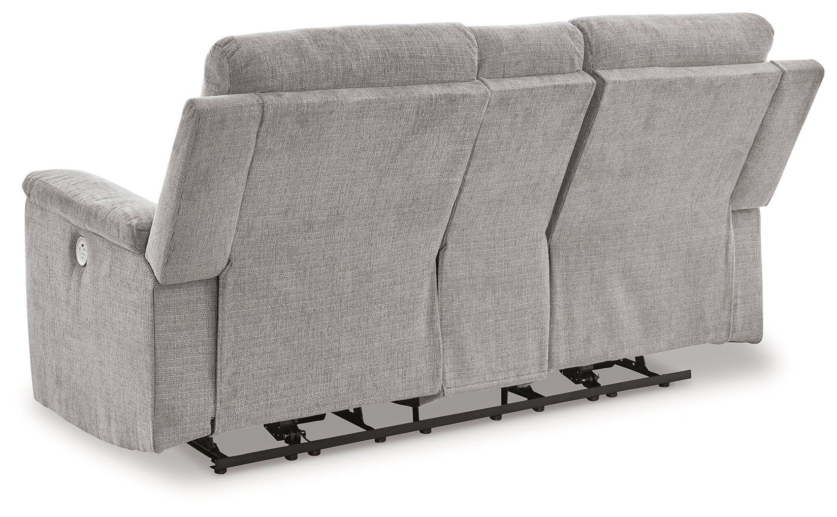 Barnsana Ash Power Reclining Loveseat with Console - 3320196 - Bien Home Furniture & Electronics