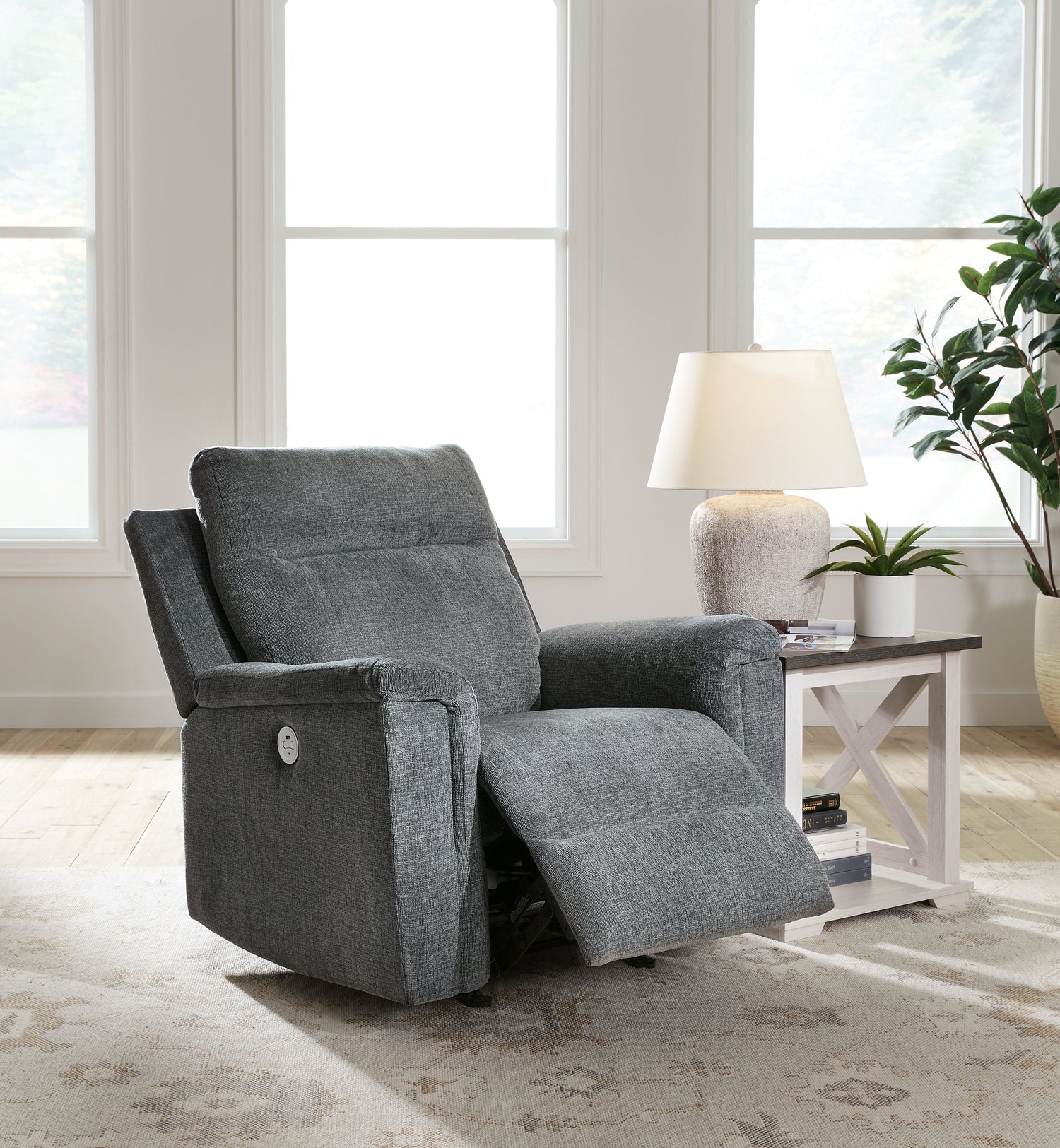 Barnsana Gravel Power Recliner - 3320298 - Bien Home Furniture & Electronics
