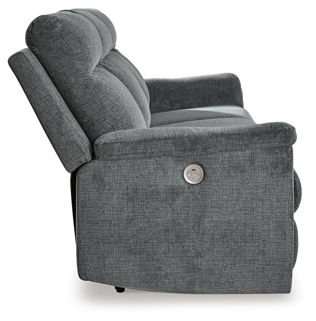 Barnsana Gravel Power Reclining Sofa - 3320287 - Bien Home Furniture & Electronics
