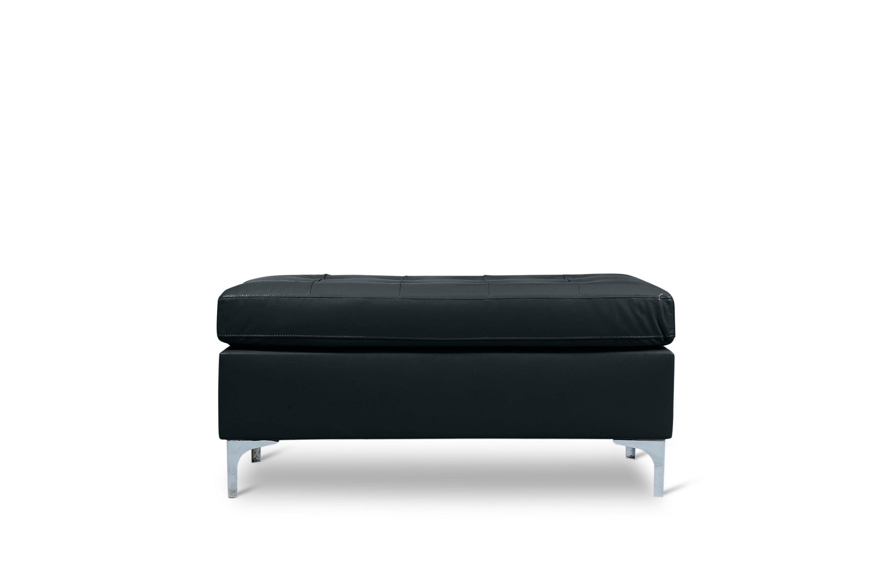 Barrington New Black Ottoman - SH8378BLK-4 - Bien Home Furniture &amp; Electronics