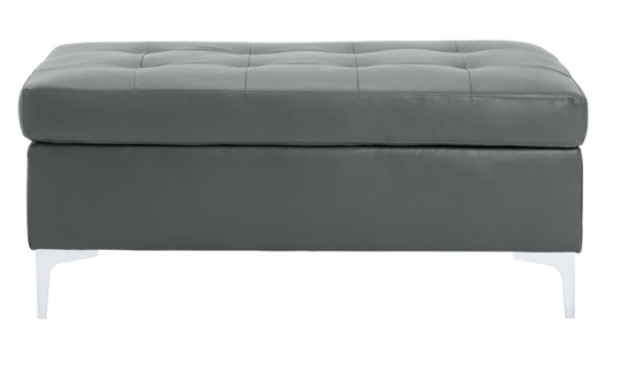Barrington New Gray Ottoman - SH8378GRY-4 - Bien Home Furniture & Electronics