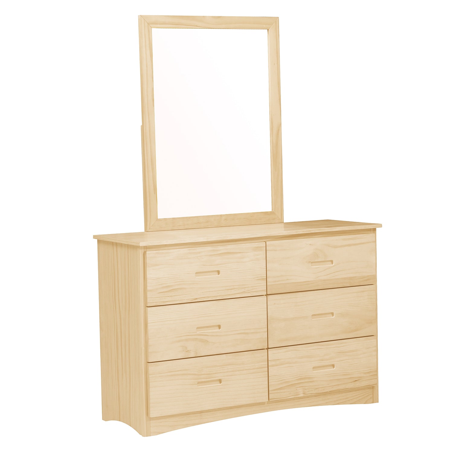 Bartly Pine Dresser - B2043-5 - Bien Home Furniture & Electronics